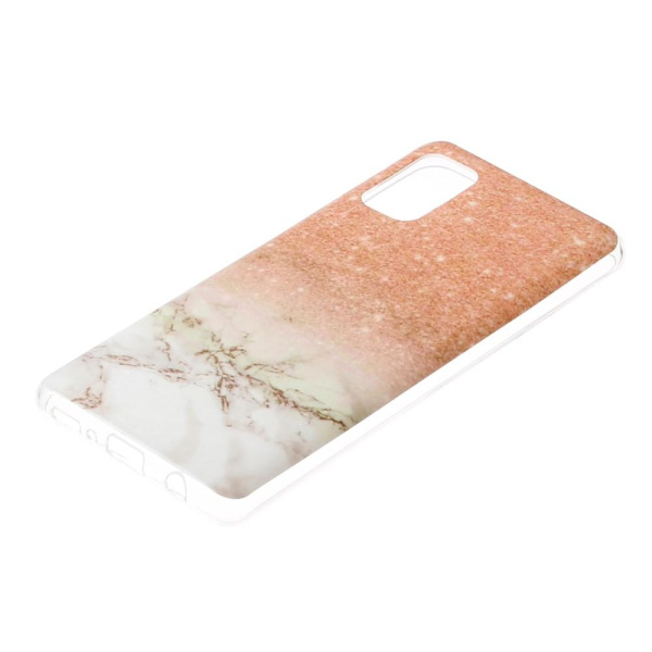 MTK Samsung Galaxy A41 TPU Marmor - Stil B Black