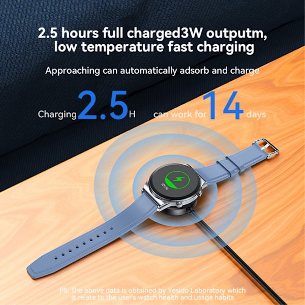 Laddare för Samsung Galaxy Watch 5 40mm Svart