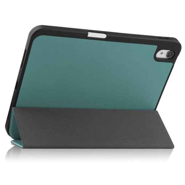 Kolminkertainen telinekotelo iPad 10.9: lle (2022) Tablet Cover Kynäpaikka - Green