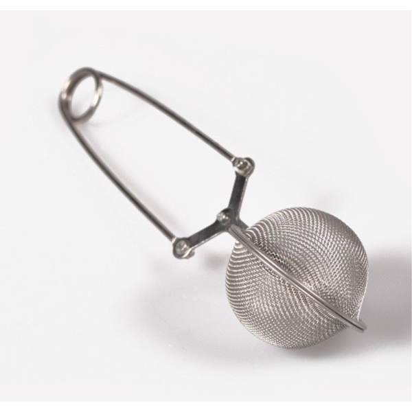 Stainless Steel Snap Mesh Tea Ball Infuser Filter Silver