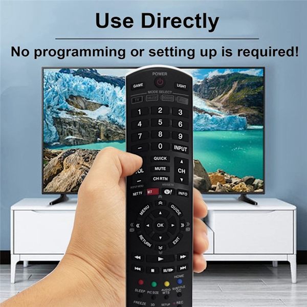 Fjernkontrollerstatning for CT-90367 For Toshiba TV Black