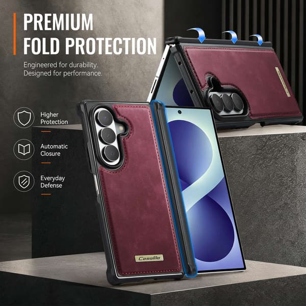 CASEME Magnetisk telefondeksel til Samsung Galaxy Z Fold8 Ultra Red