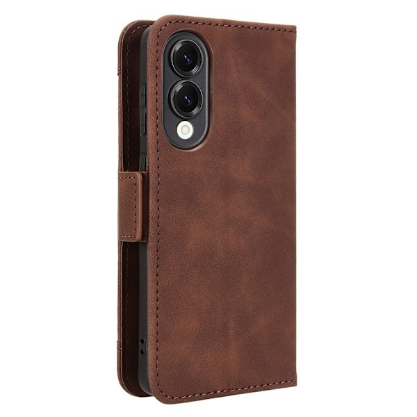 Wallet case Case Cover for Samsung Galaxy S25 Edge Brown