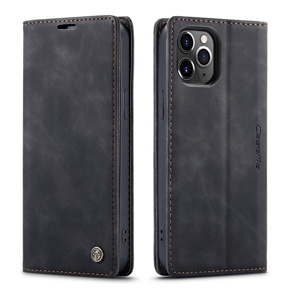CASEME Lommebok-deksel iPhone 12 Pro Max - Svart Black