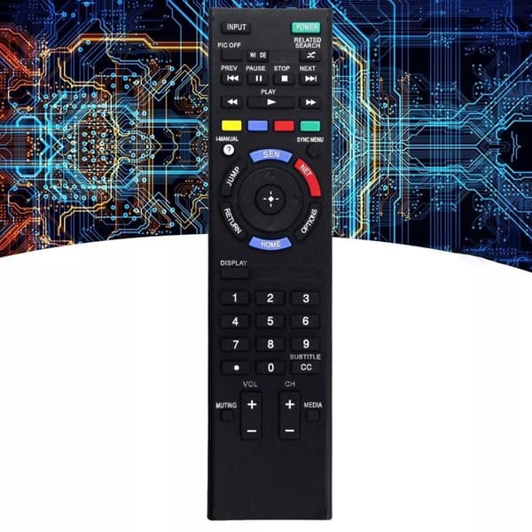 Fjärrkontroll Ersättning för RM-YD089 För Sony TV Svart