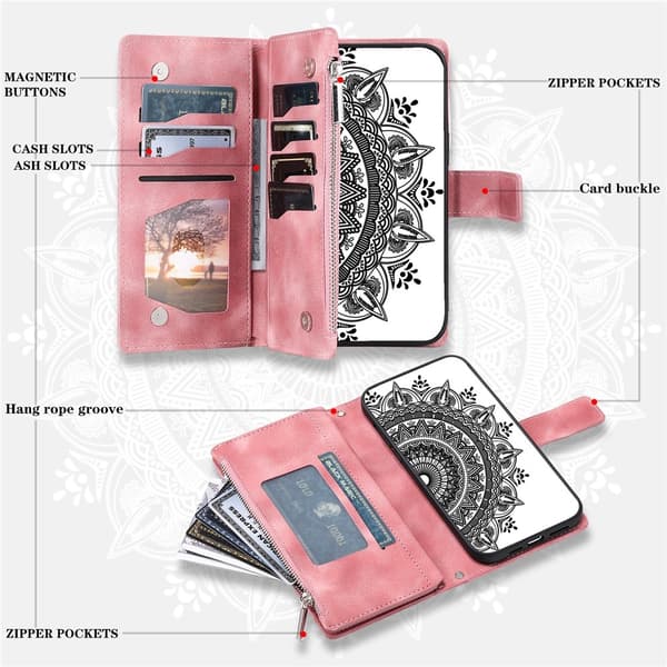 Til Xiaomi 17T Pro Pungcover Mandala Pink