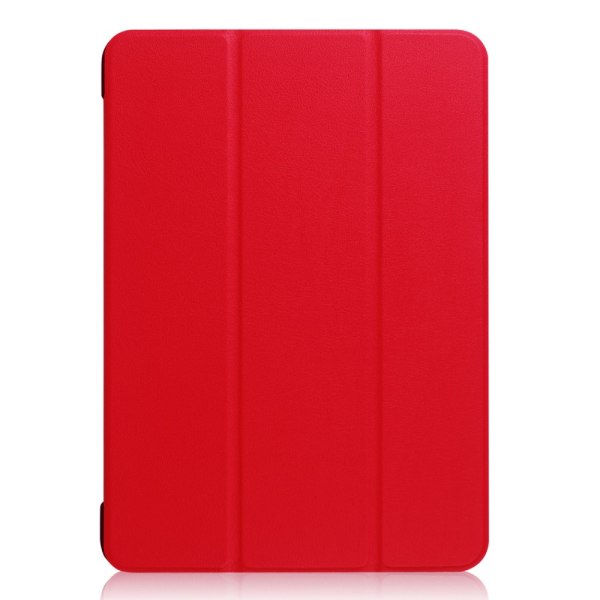 Til iPad 9.7 (2018)/9.7 (2017) Trifoldet etui - Rød Red