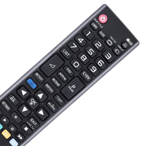 TV fjernkontroll Erstatning for AKB73715646 For LG TV Black
