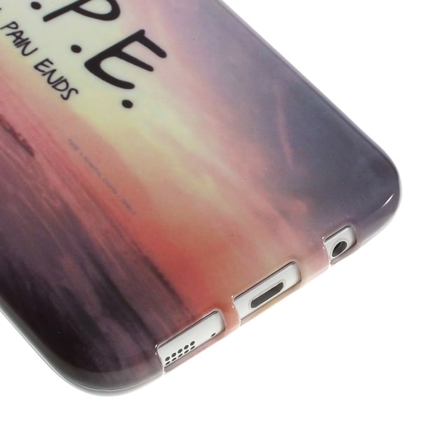Samsung Galaxy S7 EDGE TPU -kotelo Hope On Pain Ends Transparent