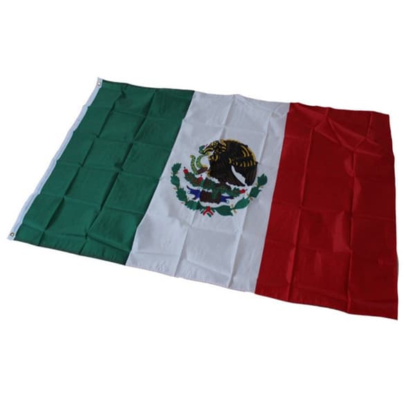 Mexico Flagg 90x150 cm banner utendørs innendørs festdekorasjon Green