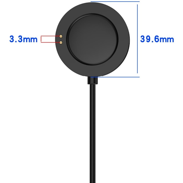 Oplader til Xiaomi Watch S4 / 2 / H1 / 2 Pro / S3 / S2 Black