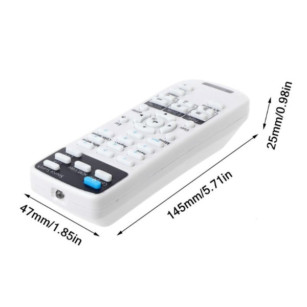 Fjernkontroll erstatning for Epson-projektor EX3220 EX5220 EX5230 EX6220 EX7220 Grey