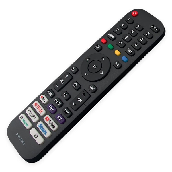 TV remote control Replacement for EN2Q30H For Hisense TV Black