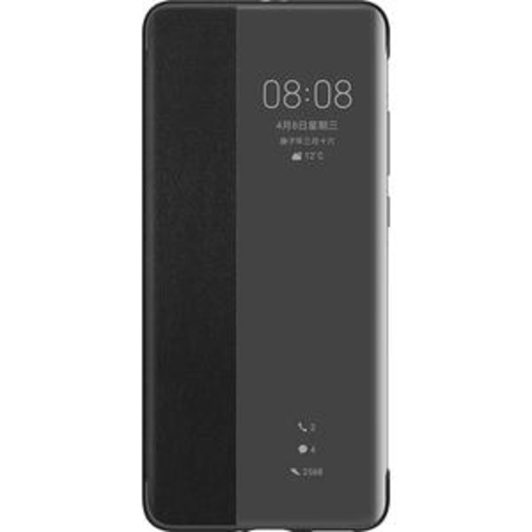Huawei P40 Smart View Flip Cover Case Original - Svart Svart