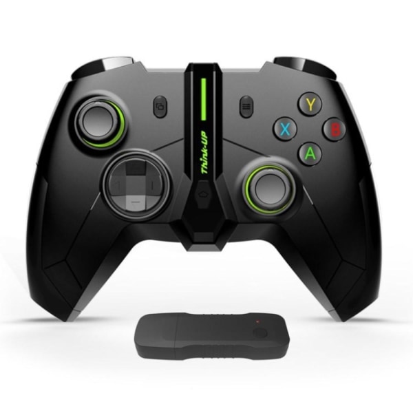 Gamepad Joystick Trådløs spilcontroller til Xbox One PC Windows Black