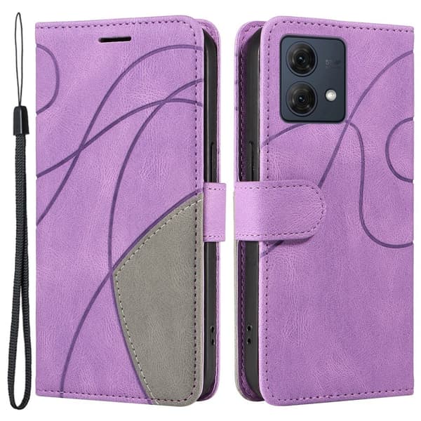 Til Motorola Moto G84 KT - serie - 1 dobbeltfarve Purple