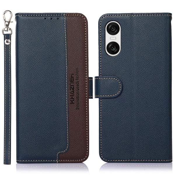 KHAZNEH Phone Cover for Sony Xperia 10 VI - Blue/Brown Blue