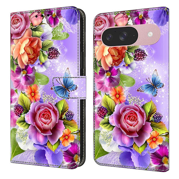 For Google Pixel 10 Pro / 10 / 9 Pro / 9 Wallet Case Pattern Printing PU Leather Flip Stand Phone Cover Multicolor