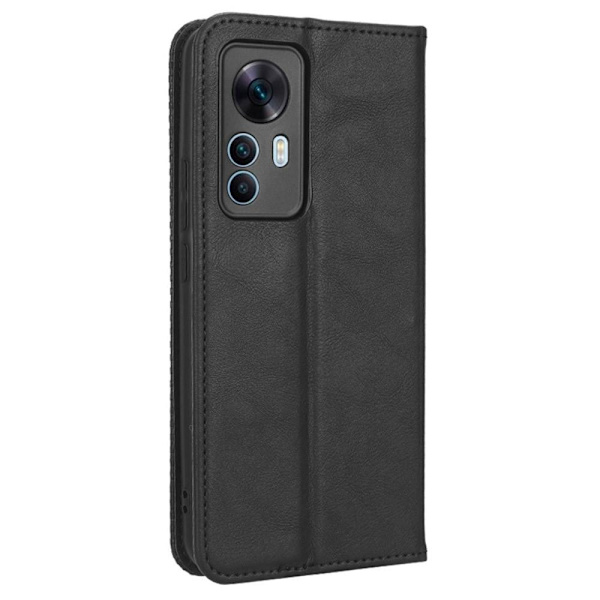 Lompakkoteline puhelinkotelo Xiaomi 12T Pro/Xiaomi 12T - Musta Black