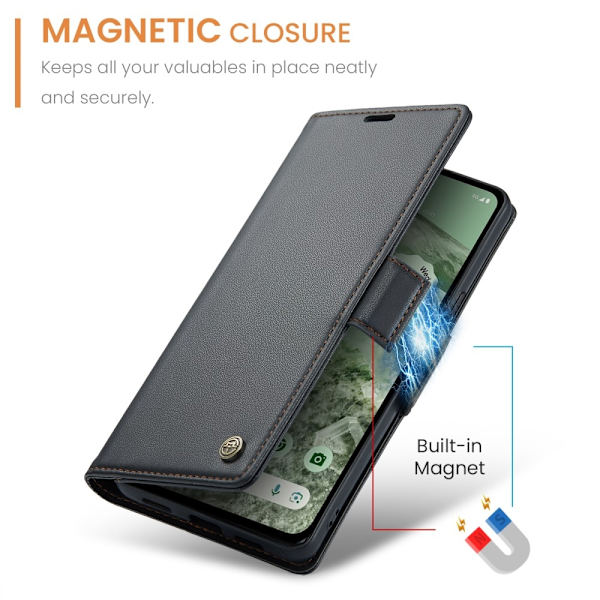 CASEME Retro Pung Taske til Pixel 8a Black