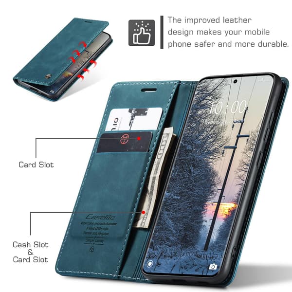 CASEME Plånboksfodral Xiaomi Redmi Note 15 / Xiaomi Poco M8 5G - Blå Blå