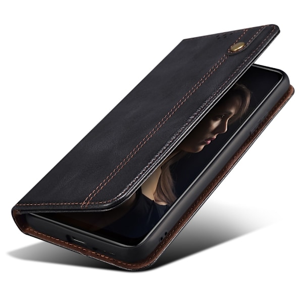 Wallet Stand Telefontaske til Samsung Galaxy S25 Black