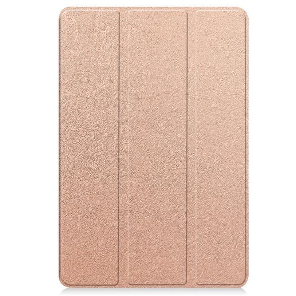 Til Samsung Galaxy Tab S12 Ultra Tri-Fold nettbrettdeksel med pennholder Pink gold