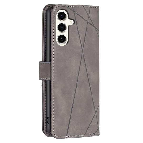 BINFEN COLOR Til Samsung Galaxy S24 FE Stødsikkert Pungcover Grey