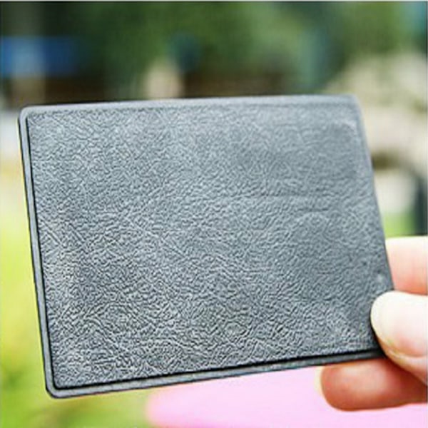 Ultratunn soldriven fickkalkylator Miniräknare 8 siffror Touch Calculator - Silver Silver