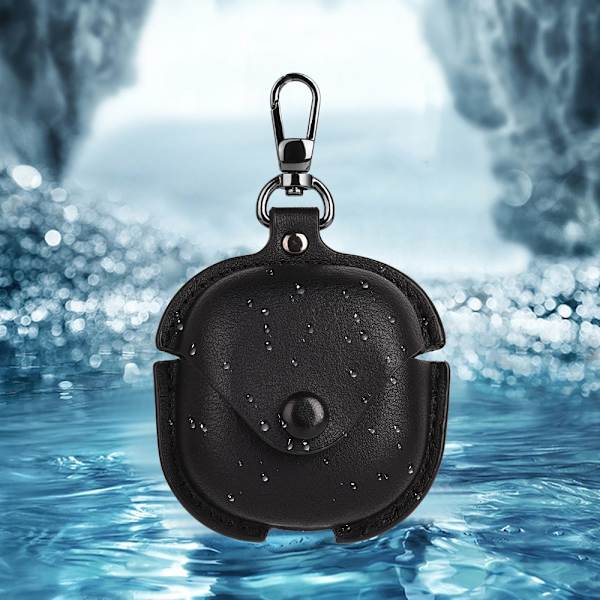 Til Samsung Galaxy Buds4 / Buds4 Pro PU + PC Beskyttende Etui Shell - Sort Black
