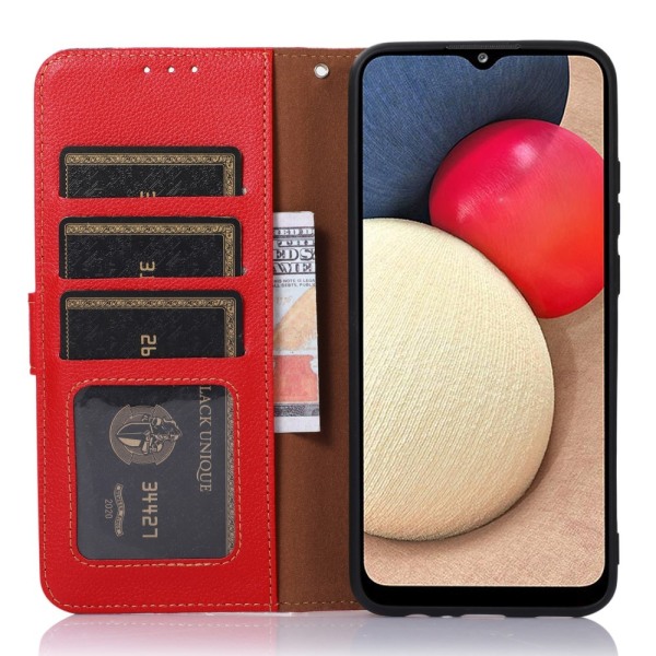 KHAZNEH Plånboksfodral till Google Pixel 8 Pro - Röd/Svart Röd