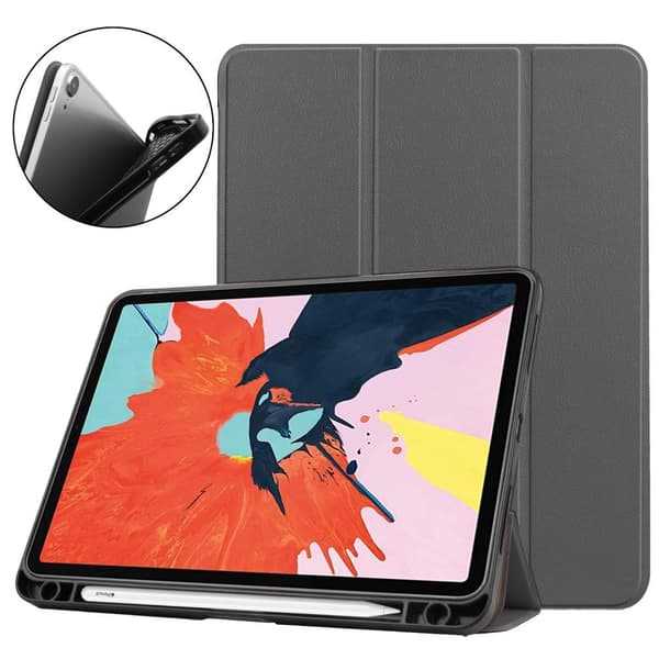 Apple iPad Air (2020) (2022) Slim fit tri - fold fodral - Grå grå