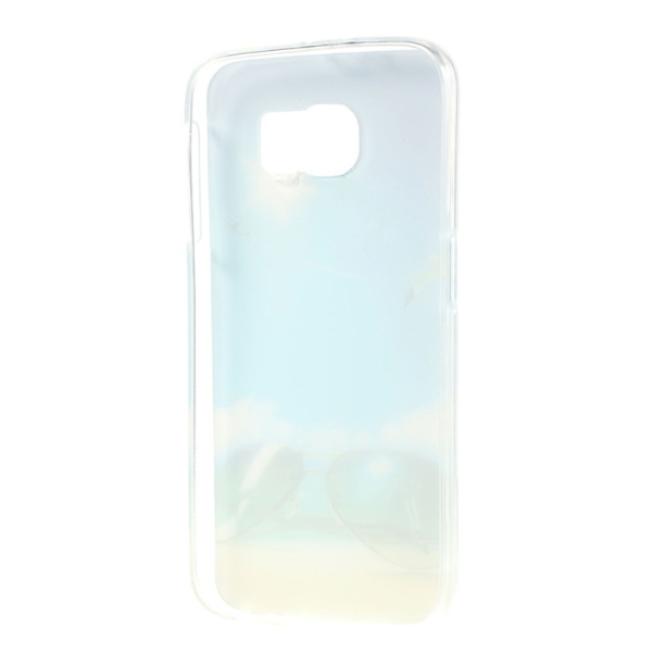 TPU Protector Samsung Galaxy S6 - Blue Sky and Glasses Transparent