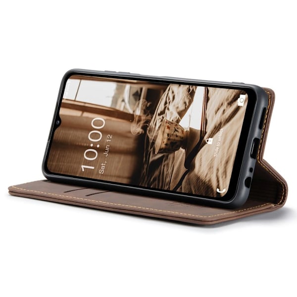 CASEME Plånboksfodral Samsung Galaxy A14 - Coffee Brun