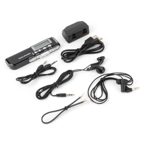 Digital Diktafon R10 8GB - Svart Svart
