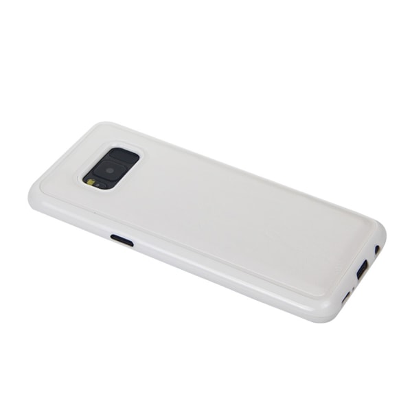 Samsung Galaxy S8 - 2 i 1 pung etui / skal - Hvid White