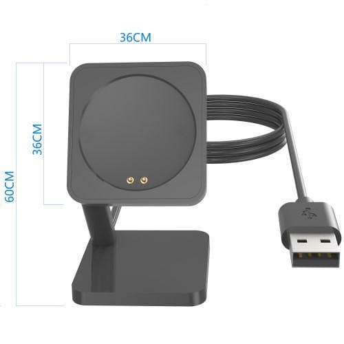 Laderdokk for OnePlus Watch Lader Smartklokke Bærbar Black
