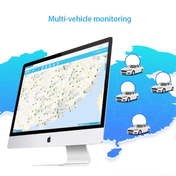 GPS Tracker til biler OBD-lokaliseringsenhed mod tab Black