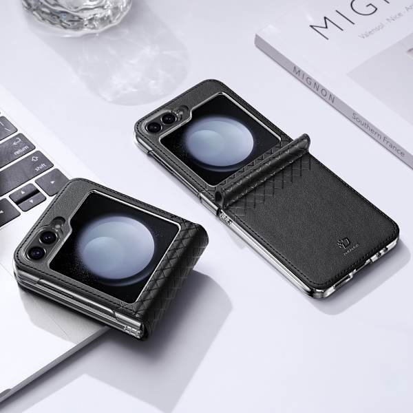 DUX DUCIS Bril Series til Samsung Galaxy Z Flip6 5G Cover - Sort Black