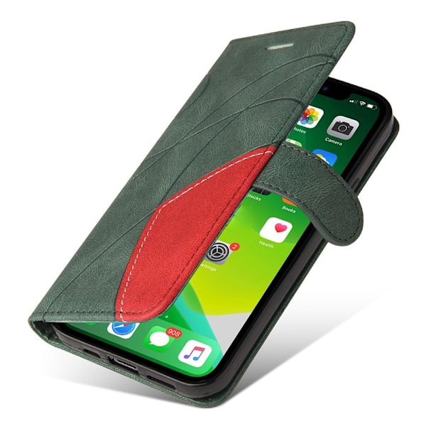 Til iPhone 15 KT Series - 1 Dobbeltfarvet etui Green