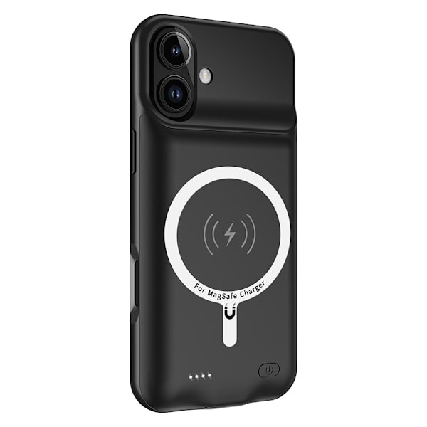 Bærbar laderveske for iPhone 16, 7000 mAh PowerBank kompatibel med MagSafe Transparent