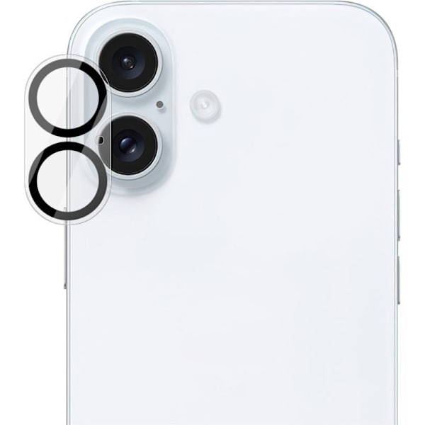 IMAK Linsskydd För iPhone 16 / 16 Plus Film Härdat Transparent