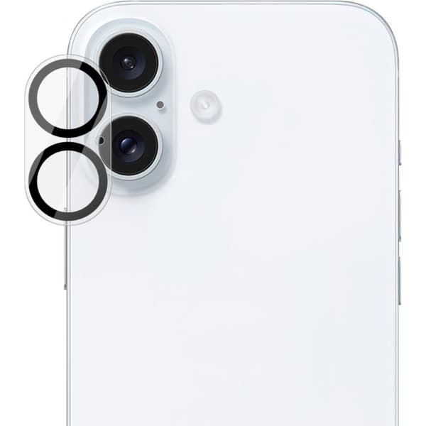 IMAK Til iPhone 16 / 16 Plus Integreret Kamerlinsefilm Hærdet Glas Transparent