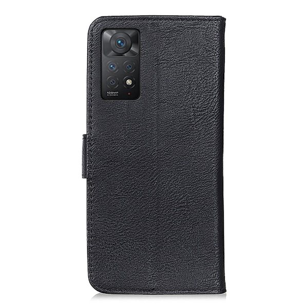 KHAZNEH tegnebog taske til Xiaomi Redmi Note 11 Pro/Note 11 Pro + Black