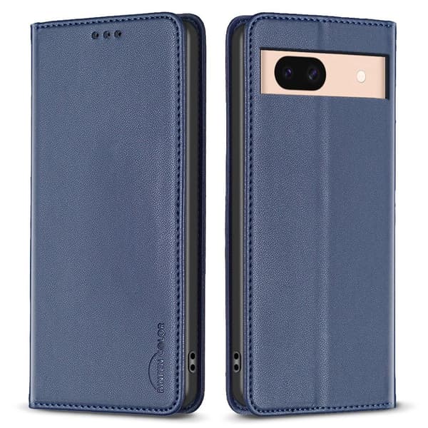 BINFEN COLOR Google Pixel 8a - kotelo PU - nahkainen puhelimen Dark blue