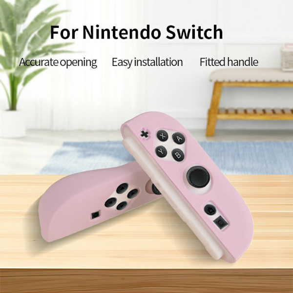 Kompatibelt med Nintendo Switch 2-kontrollerdeksel, støtsikkert - Gul Yellow