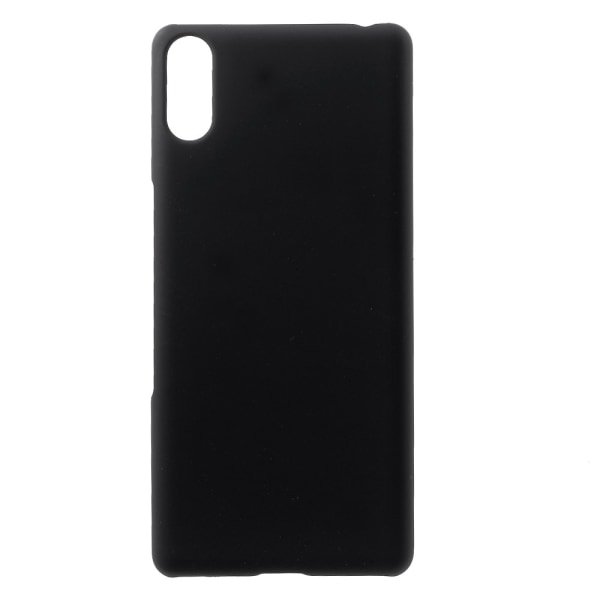 Kuminen kova muovinen cover Sony Xperia L3 -puhelimelle - Bl Black