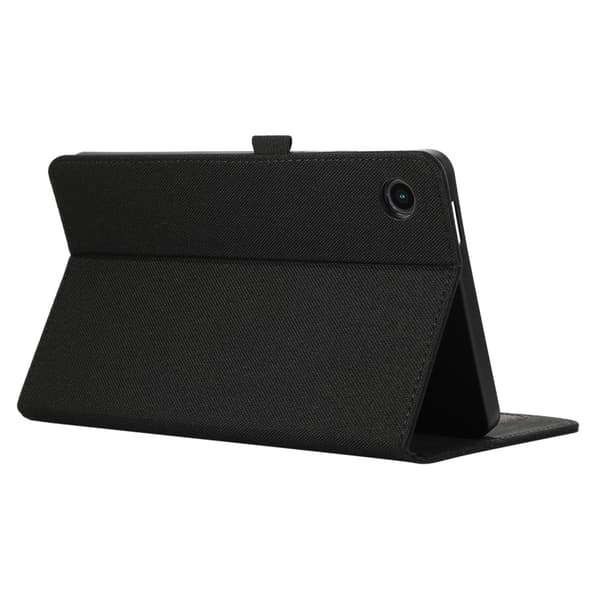 Etui for Samsung Galaxy Tab A9+ Tablet med stofftekstur, folio og stativ Black