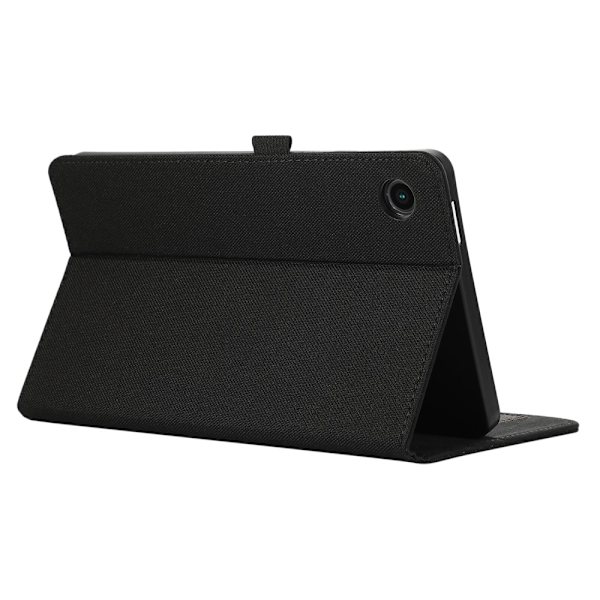 Samsung Galaxy Tab A9+ Tabletetui Dækstofstruktur - Sort Black