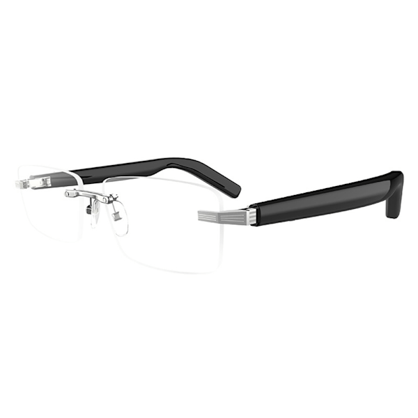 Langaton musiikki Bluetooth 5.3 Smart Glasses Mikrofoni Kaiutin Pyöräile Juoksu Transparent
